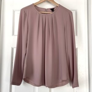 Ann Taylor Mixed Media Blouse - size small